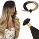 thumbnail image 1 of Extensiones de cabello humano HOTBANANA con punta en U, 16 cm, 50 g, años 50, 1 of 7