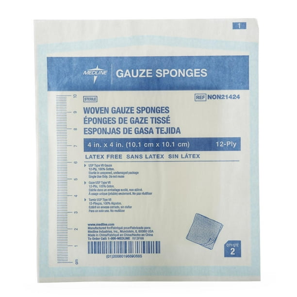Woven Sterile Gauze Sponges NON21424