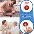 thumbnail image 4 of 2 in 1 Wireless Caregiver Pager + Doorbell Chime Button - SOS Alert Button for Emergency Personal Attention Nurse Calling Patient Help, 4 of 6