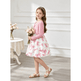 thumbnail image 6 of Lanbubble Girls 2 Piece Dress Set Sleeveless Bubble Dress with Cardigan & Side Pockets for Party Daily Wear Size 5-12Y, 6 of 9