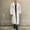 01 White, variant on Men's Faux Fur Coat Winter Long Faux Mink Coat Fluffy Thick Trench V-neck Outerwear for Men