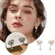 thumbnail image 3 of Conjunto de pendientes para mujer Pendientes únicos y con temperamento Pendientes vintage de cristal Diseño elegante Pendientes para mujer, 3 of 8