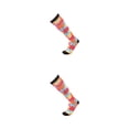 thumbnail image 3 of Guardurnaity Calcetines de compresión Transpirable Correr Ciclismo Elástico Antideslizante Protector de pantorrilla Adultos Estampado de flores Rompecabezas/S/M 2piezas, 3 of 6