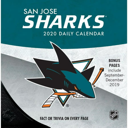 Turner Licensing, 2020 San Jose Sharks Desk Calendar