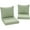Green, variant on Outsunny Outdoor Chair Cushions with Backrest for Garden Furniture, Blue