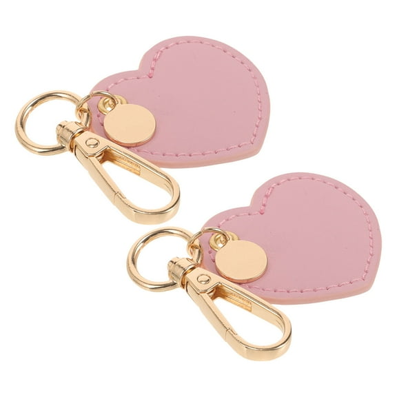 Masteelf  2 Pcs Handbag Pendant Charms Novelty Keychain Graduate Hat Stickers Travel Pink