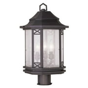 Livex Lighting Tahoe Outdoor Post Head in Bronze - 2314-07
