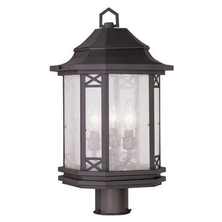 Livex Lighting Tahoe Outdoor Post Head in Bronze - 2314-07