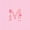 Pink N, variant on Manfei Initial Waterproof Shower Curtain 72Wx72L Christmas Bathroom Curtain, Pink N