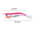 thumbnail image 3 of Señuelo Pesca Luminoso Anzuelos Calamar Anzuelo Artificial Cebos Jigging () Rosa, 3 of 3