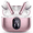 Deep pink gold, variant on Wireless Earbuds, Bluetooth 5.4 Headphones Bass Stereo, Ear Buds with Noise Cancelling Mic, LED Display in Ear Earphones Clear Calls, IP7 Waterproof Bluetooth Earbuds for Phones/Sports/Laptop, Black