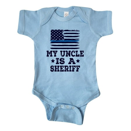 

Inktastic Uncle Is A Sheriff Law Enforcement Gift Baby Boy or Baby Girl Bodysuit