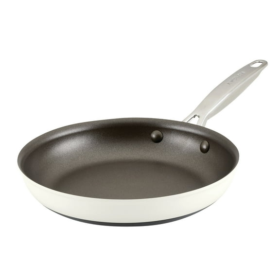 Anolon Achieve 10 Inch Nonstick Aluminum Frying Pan, Cream