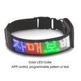 thumbnail image 4 of LED Collar, LED Dog Necklace USB Charging Mobile APP Control Wear Resistance 450mAh Battery High Visibility  For Night Walking, 4 of 8