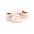 thumbnail image 5 of Douhoow Baby Girl Shoes Soft Sole Princess Flats Shoes Infant Ribbon Bow Non-Slip Crib Shoes, 5 of 8