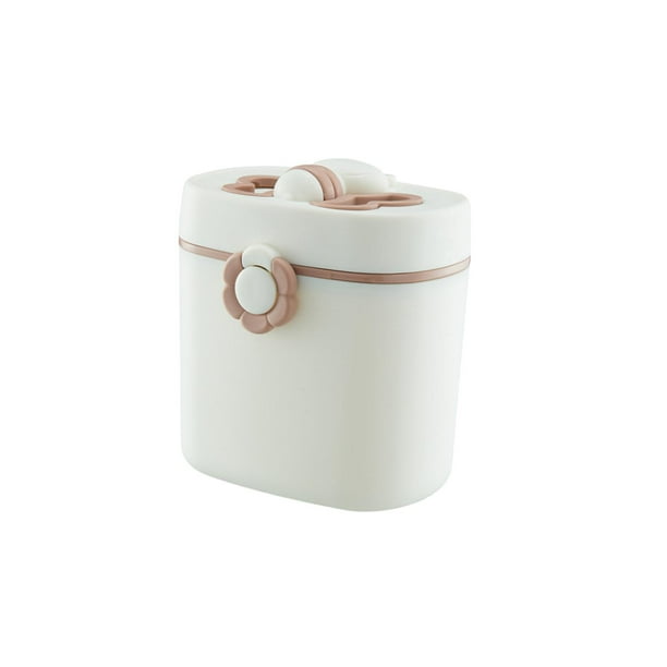 Dispensador de fórmula Baoblaze caja de almacenamiento de alimentos para pequeños sellado con mango plegable Beige Grande