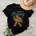 thumbnail image 6 of I&rsquo;d Rather Be Fishing Bigfoot T-Shirt, Funny Sasquatch Fishermen Tee, 6 of 6