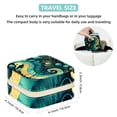 thumbnail image 5 of Sea Horse Travel Portable Square Jewelry Box Organizer for Rings Earrings Necklaces Bracelets Girls Women, 5 of 6