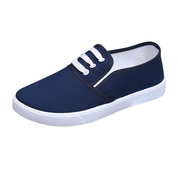 Women Casual Shoes Classic Canvas Shoes Fabric Material Canvas Trainers Casual Walking Shoes Summer Boat Shoes Low Cut Loafer On Flat Style For Wide Feet Breathable Daily Wear ,Us Size:6.5