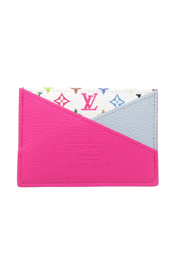 Pre-Owned Louis Vuitton Portecarte Crisscross Takashi Murakami Collaboration Women's Business...