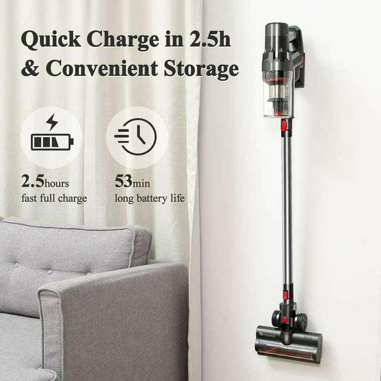 Proscenic P11 Mopping Vacuum Cleaners for Home, 35Kpa Cordless Vacuum  Cleaner and Mop Combo with Touch Screen, Stick Vacuum Equi