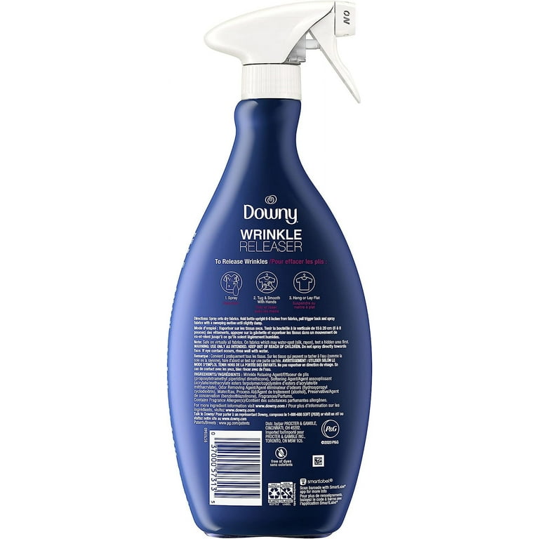 Downy 57313 33.8 fl. oz. Wrinkle Releaser Fabric Refresher Plus Wrinkle  Spray