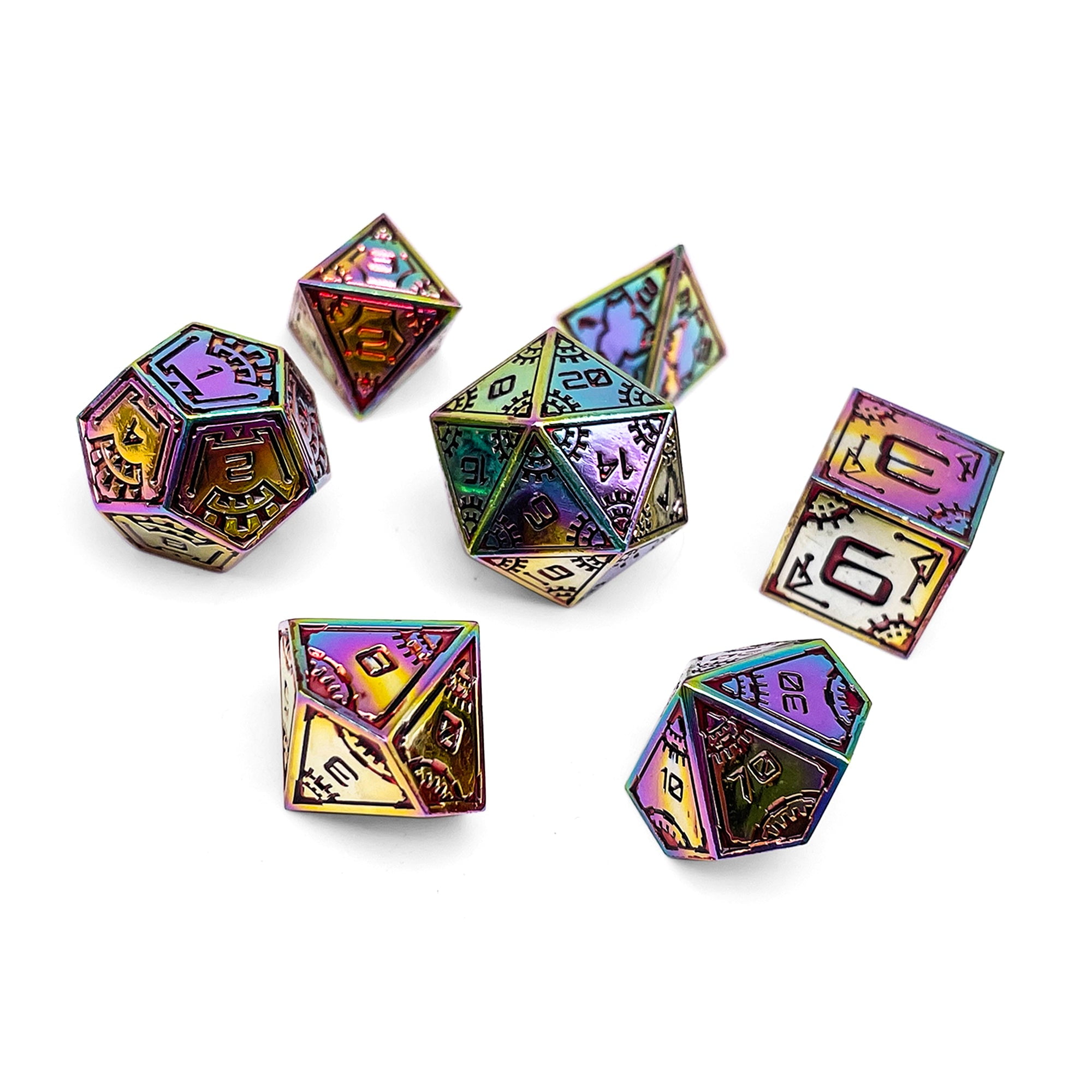 DnD Dice | Super Nova - Space Dice 7 Piece RPG Set | Norse Foundry