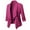 Hot Pink, variant on Meichang Womens Blazers for Fashion Casual Solid Ruched Long Sleeve Suit Slim Business Lapel Jackets Open Front Work Office Cardigan