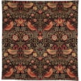 thumbnail image 5 of Bohemia William Morris Tablecloth, Original Design Vintage Bird Flower Print Table Cover for Holiday Home Picnic Party Dining Room Kitchen Decor, (Red Strawberry Thief) 55x55inch, 5 of 6