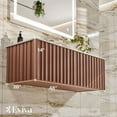 thumbnail image 2 of Eviva Dolce Vita 48 Blush Wall Mount Vanity with Solid Surface Integrated Sink, 2 of 6