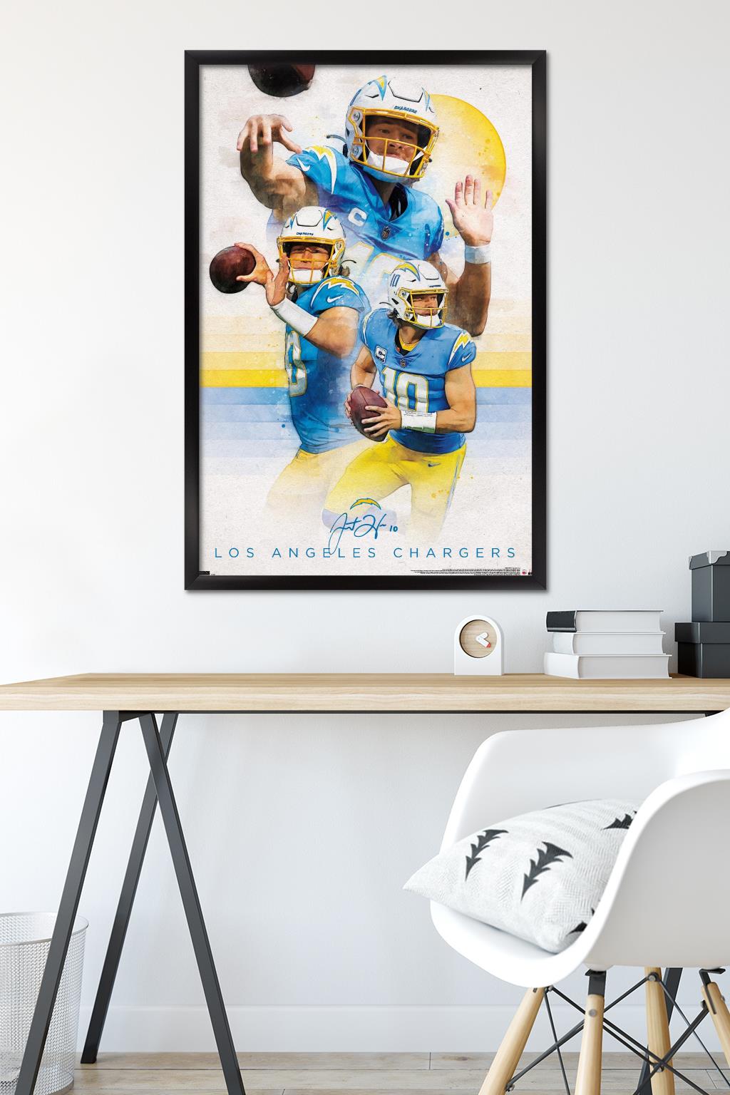 Justin Herbert - Los Angeles Chargers Canvas Painting - Football