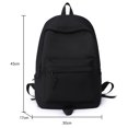 thumbnail image 3 of Mochila para estudiantes Bolsas de libros escolares de gran capacidad Color sólido simple de nylon Likrtyny Para Estrenar, 3 of 9