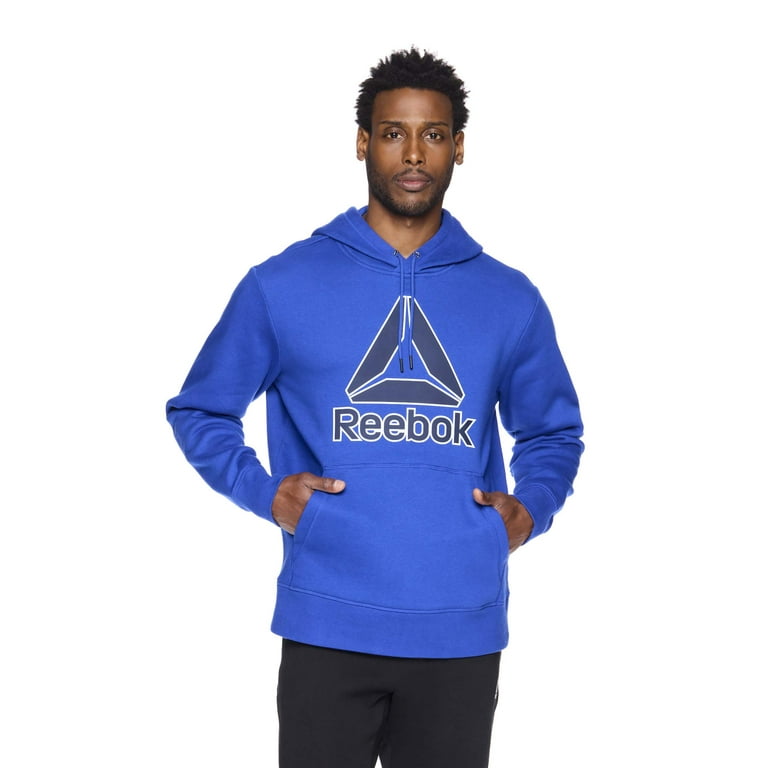 Reebok Men s and Big Men s Delta Logo Fleece Hoodie Sweatshirt Sizes S 3XL Walmart