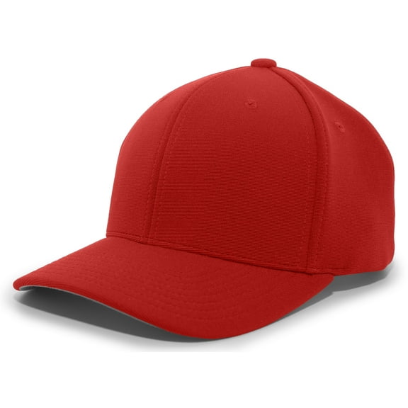 Pacific Headwear M2 Performance Hook & Loop Adjustable Cap, Cardinal - One Size
