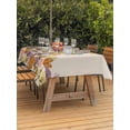thumbnail image 2 of Easter Bunny Outdoor Tablecloth - 52x70 Inch Rectangle Dining Table Cover, Spring Floral Vintage Botanical Rabbits Beige Waterproof Outdoor Table Cloth with Umbrella Hole & Zipper for Picnic/Patio, 2 of 7