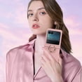 thumbnail image 4 of Allytech Wallet Case for Motorola Razr 40 Ultra with Ring, Hidden Credit Card Slots, Secure Finger Grip, Luxury PU Leather, Thin Shockproof Cover for Motorola Razr 40 Ultra - Pink, 4 of 6
