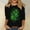 Green#2, variant on Viikei Womens Sweatshirts Plus Size,Fall Clothes for Women Fashion,Women's St. Patrick's Day Casual Print Round Neck Three Quarter Sleeve 3/4 Sleeve T-shirt Loose Top Green XXXXL
