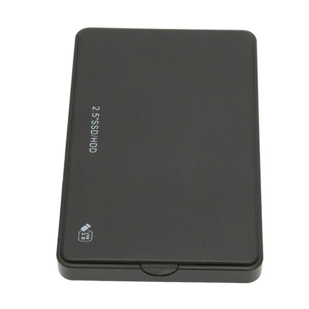 Caja HDD SSD De 2,5 Pulgadas, Caja USB3.0 HHD Puerto Serie Externo Plug And Play Negro Para Computadora
