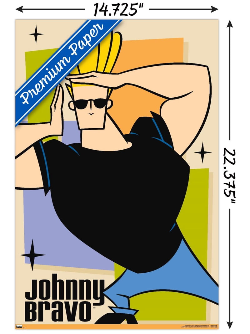 Johnny Bravo - Pose Wall Poster, 14.725