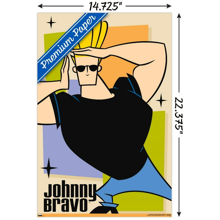 Johnny Bravo - Pose Wall Poster, 14.725 Johnny Bravo - Pose Wall Poster, 14.725