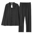 thumbnail image 2 of Pijamas de hombre Pantalones de manga larga de primavera y otoño para hombre Ropa de casa Traje fino de otoño e invierno para hombre, 2 of 5