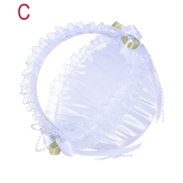XWSHYW Decoraciones para El Hogar Portador de La Cesta de La Niña de Las Flores para La Fiesta de Bodas.