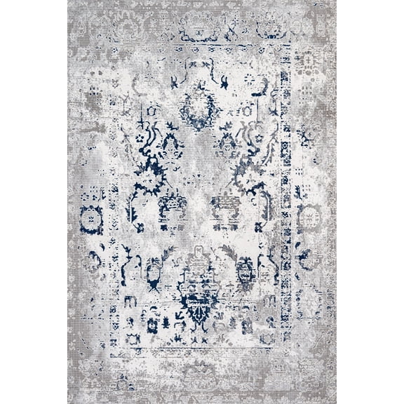 Grey Abstract Area Rugs for Living Room Washable Rugs Boho Moroccan Area Rug Soft Neutral Geometric Bohemian Carpet Distressed Indoor Rug for Bedroom Dining Room Office Foldable Nonslip Rug