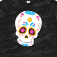 thumbnail image 4 of Inktastic Sugar Skull Blue Boys or Girls Toddler T-Shirt, 4 of 5