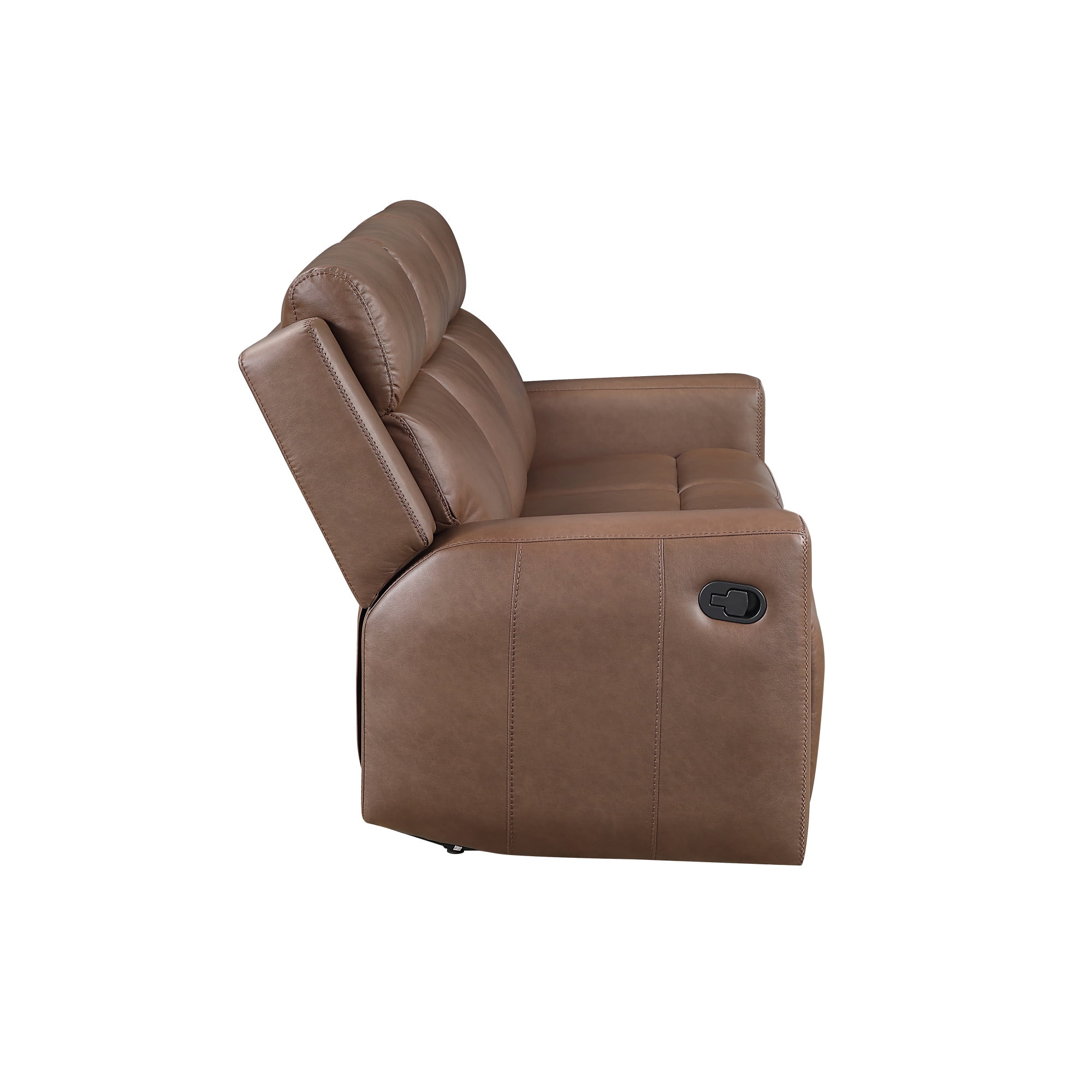 Steve Silver Barron Manual Reclining 85 inch Wide Brown Sofa