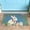 Easter Bunny, variant on Kitchen Mat Set of 2 Non Slip Lemon Kitchen Runner Rug Farmhouse Floor Mat for Home Kitchen Decor-17"X30"+17"X47" inches