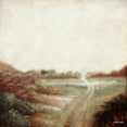 thumbnail image 2 of Marcon, Michael 26x26 Gold Ornate Wood Framed with Double Matting Museum Art Print Titled - Ethereal Field, 2 of 4
