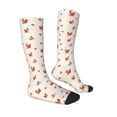 thumbnail image 3 of Fotbe Cute Squirrel print Women's Men's Novelty Crew Socks Cotton Socks Knee High Socks for Walking,Running,Nurses,Pregnancy, 3 of 9