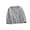Gray, variant on Lmnyox Solid Sweaters for Toddler Kids Fall Winter Casual Round Neck Knit Tops Boys Girls Pullover Sweaters