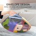thumbnail image 4 of Yayeee Pillowcase Standard Size Set of 2 Satin Wrinkle Resistant Pillow Case, Purple Cityscape Painting, 4 of 8